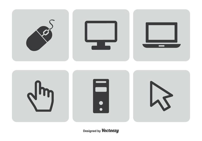 Technology Computers Icon Set Suitable Info Stock Vector 389921350 