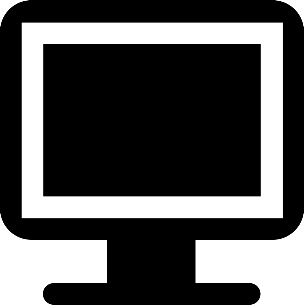Monitor with mouse cursor - Free computer icons