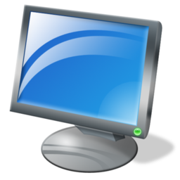 Computer monitor outline - Free computer icons