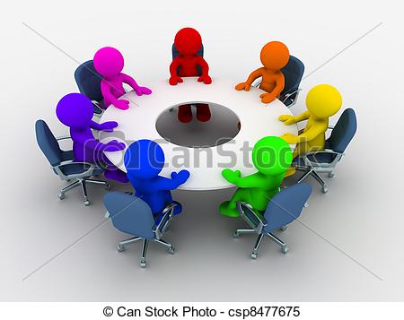 Conference, council, discussion, forum, meeting, round, table icon 