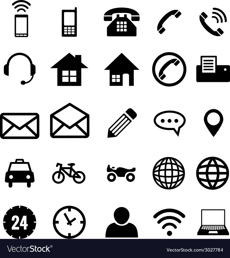 Contact icons | Noun Project