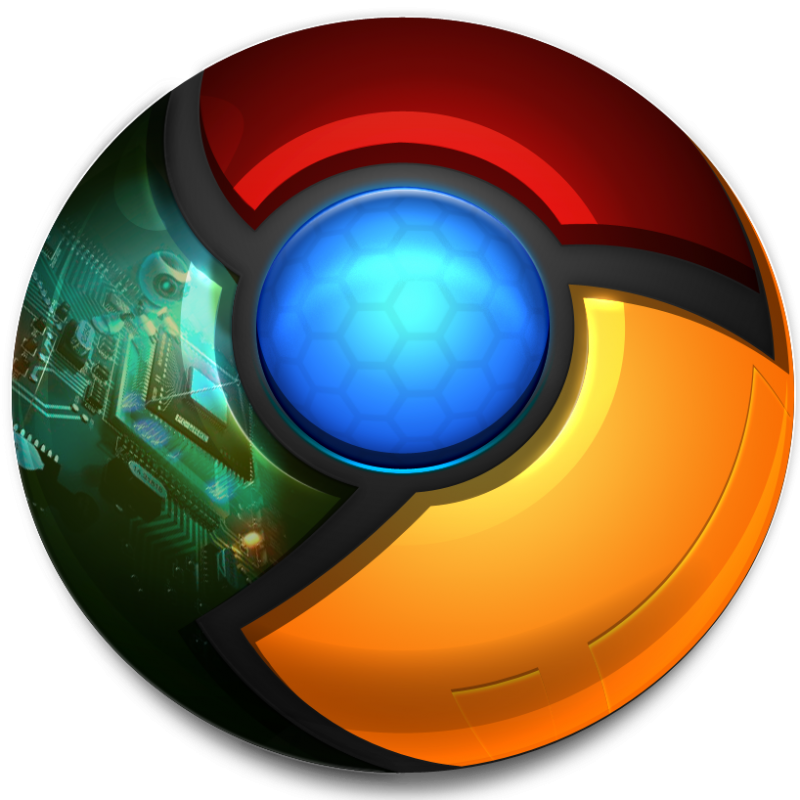 Google Chrome Brushed iCon by dAKirby309 