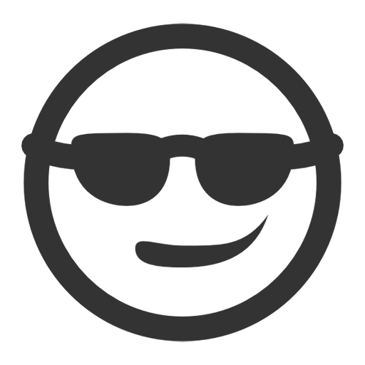 Cool, emoji, emoticon, happy, shade, sunglasses icon | Icon search 