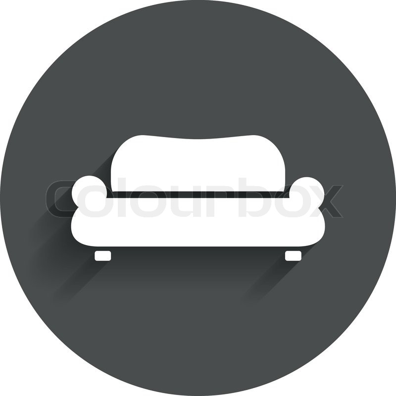 Gray couch icon Royalty Free Vector Image - VectorStock