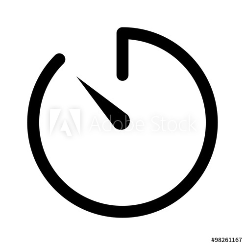 Digital countdown timer vector clipart - Search Illustration 