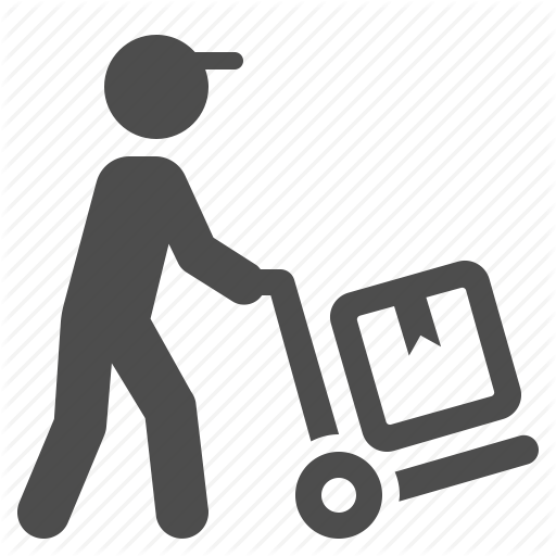 Courier, delivery, door to door, shipping icon | Icon search engine