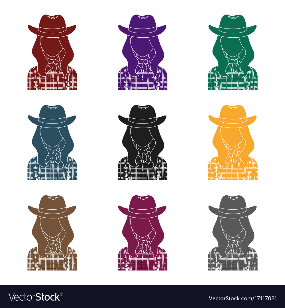 Historical Cowgirl Icon - Vista People Icons 