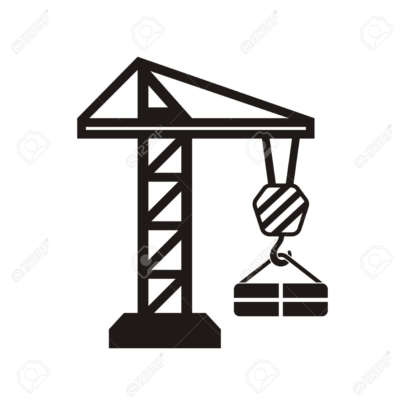 building crane icon from Lyra collection. | Icon Alone