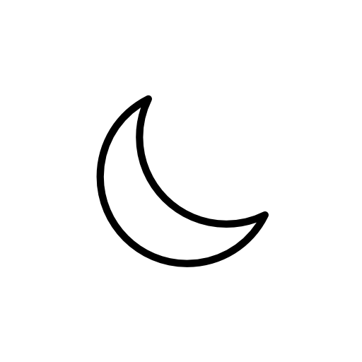 Crescent Moon Icons | Free Download