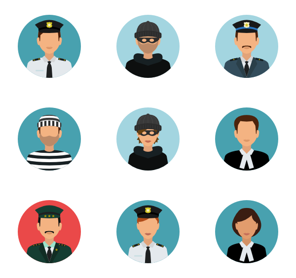 Free Crime Icons Vector - Download Free Vector Art, Stock Graphics 