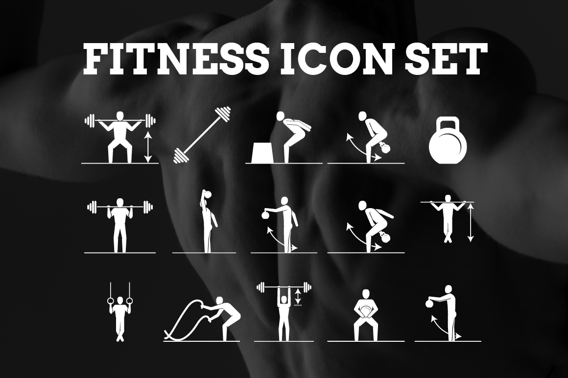 Bodybuilding vector icon. Gym, sport club sign or badge for 