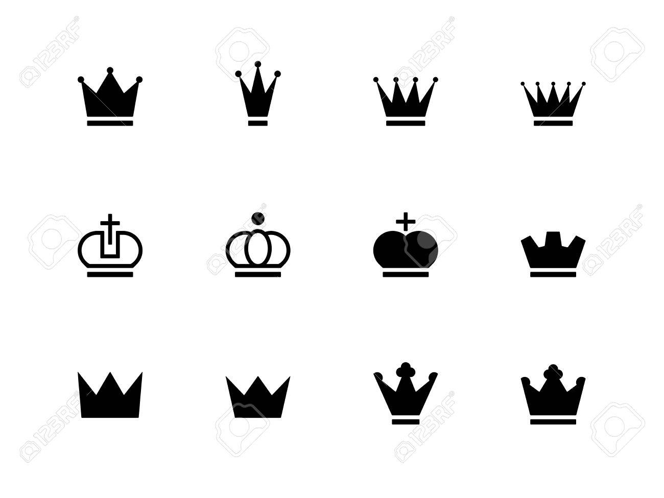 Freebie: Flat Vector Crown Icons - Dreamstale