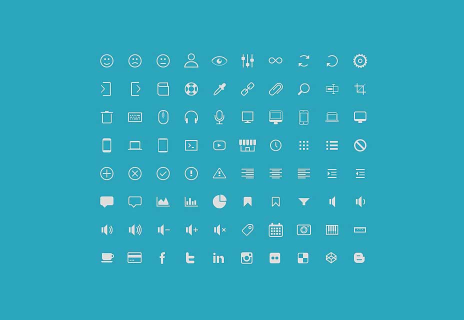 The Big List of Flat Icons  Icon Fonts | CSS-Tricks