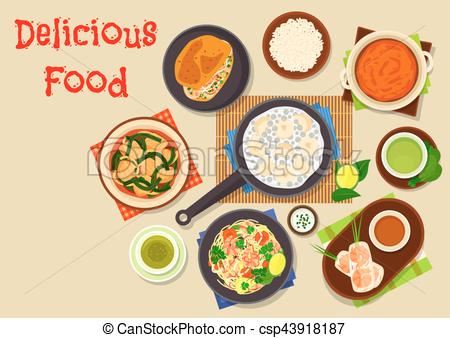 Red isolated icon for restaurant food symbol | Stock Vector 