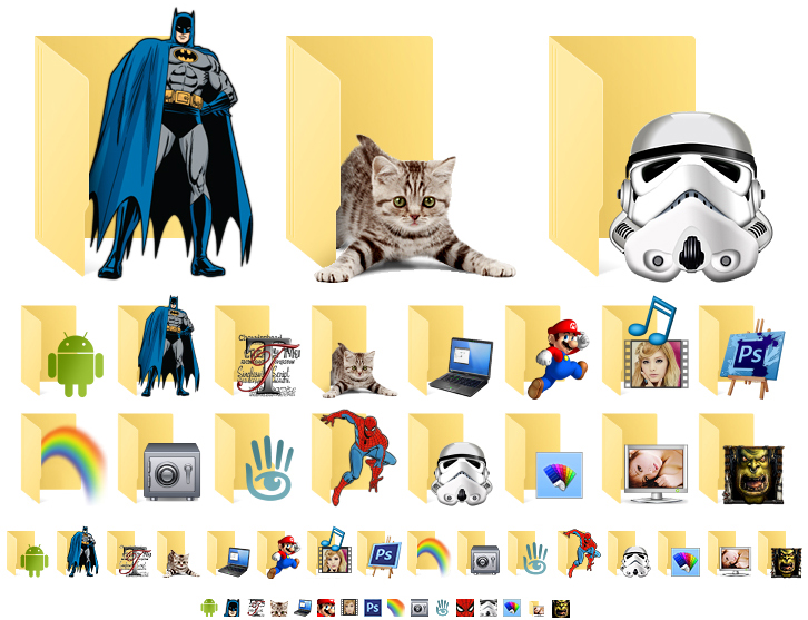 creating icons for windows folders