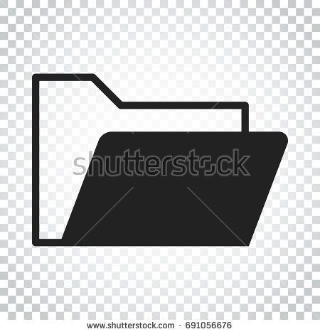 Folder Document Flat Vector Icon Archive Stock Vector 691056676 
