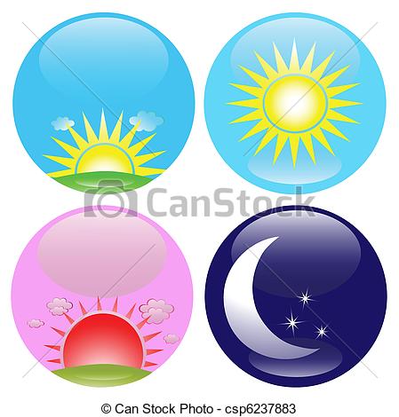 Day and night surveillance symbol Icons | Free Download