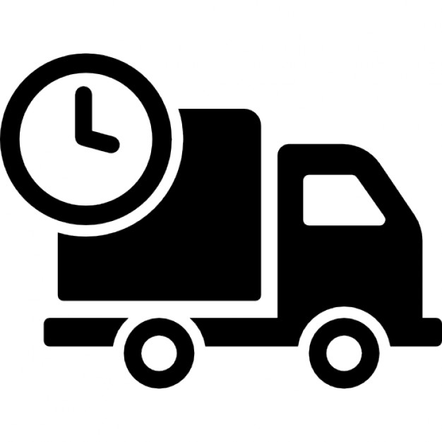 Free delivery truck icon special green square button. Free 