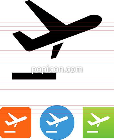 Departure Icon On Isolated Background Stock Vector 750007984 