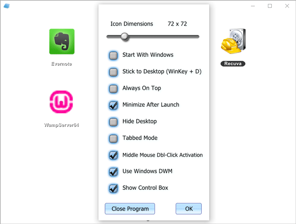 Change your desktop icon size in Windows Vista