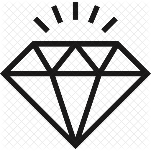 Geometric Diamond Icon stock vector. Illustration of rich - 55394702