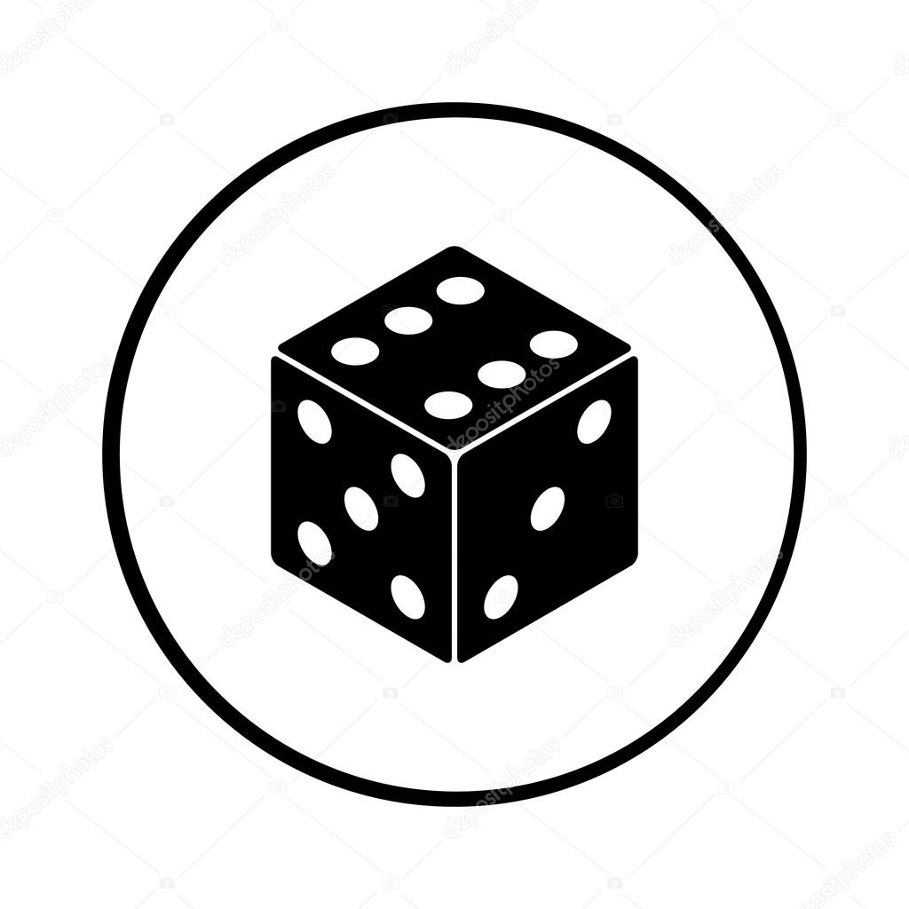 dice vector icon for web and mobile  Stock Vector  SableVector 