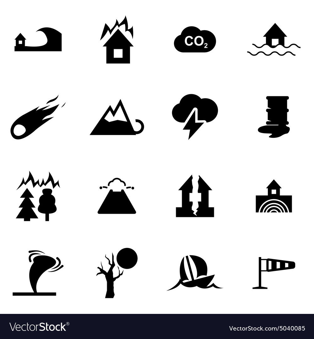 Natural-disasters icons | Noun Project