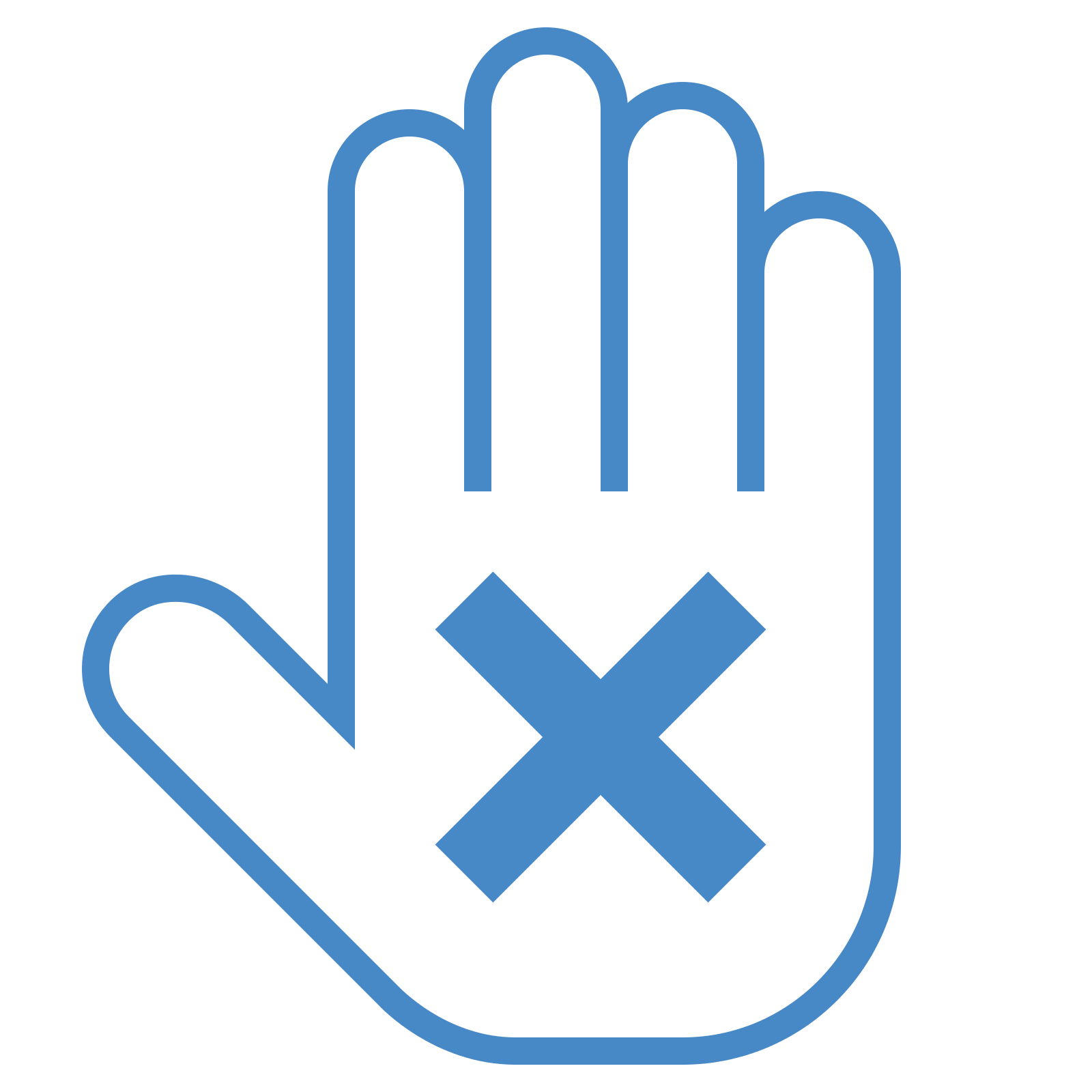 Hand,Line,Logo,Electric blue,Finger,Technology,Icon,Gesture,Symbol