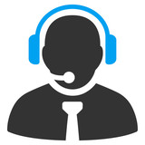 Dispatcher Icon Avatar Element Of Professions For Mobile Concept 