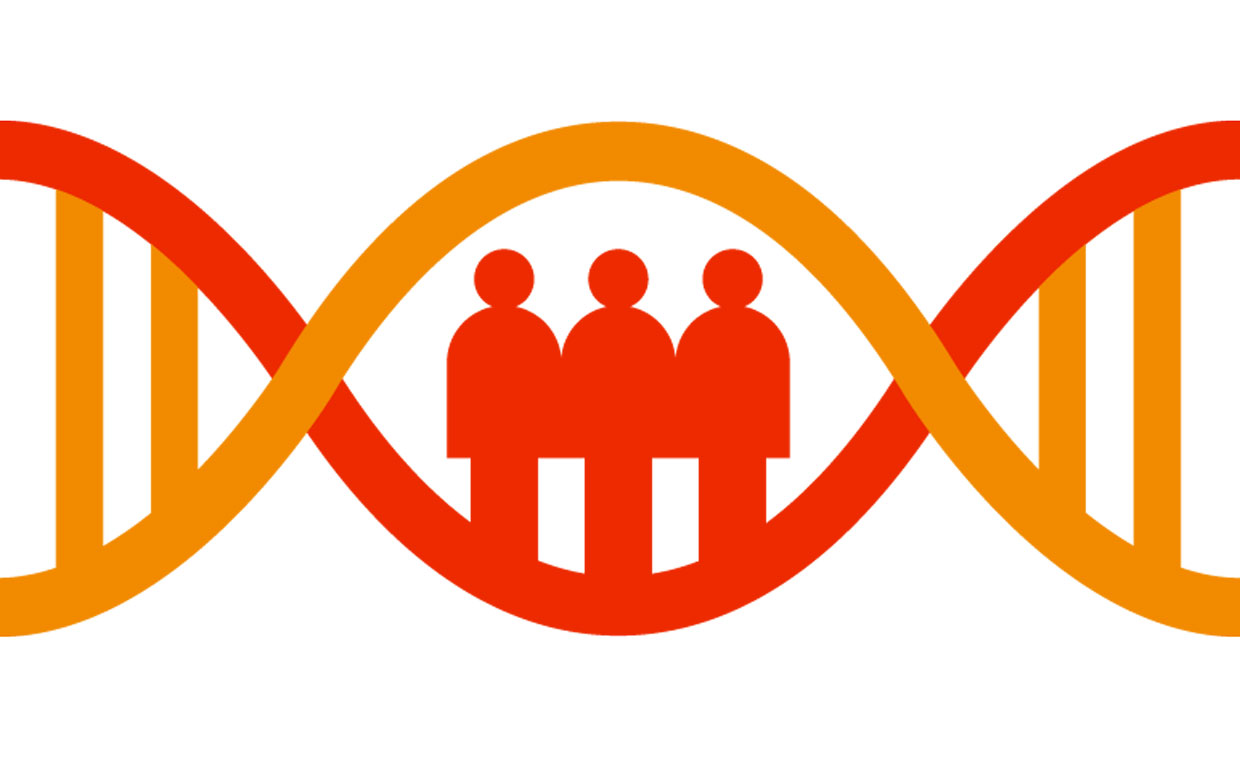 The dna icon Genetics and medicine molecule Vector Image