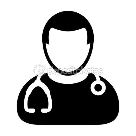 Doctor and nurse Symbol Icons Set Royalty Free Vector Image