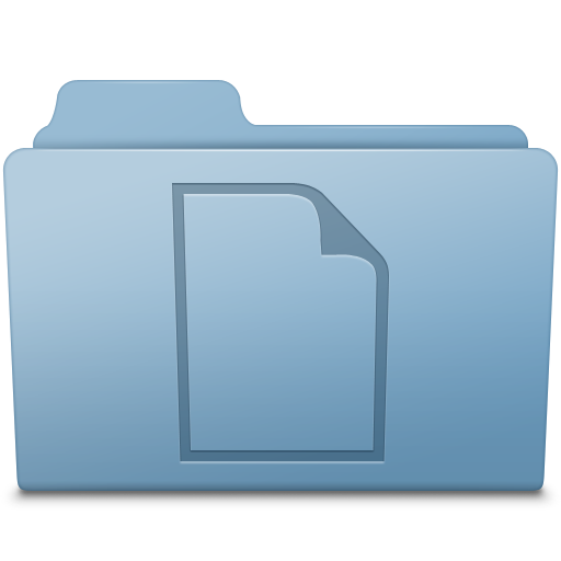 Documents Folder Graphite Icon | Smooth Leopard Iconset | McDo Design