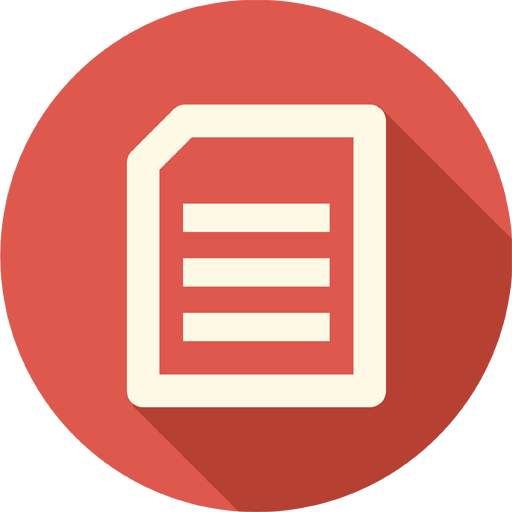 Orange document icon - Free orange file icons