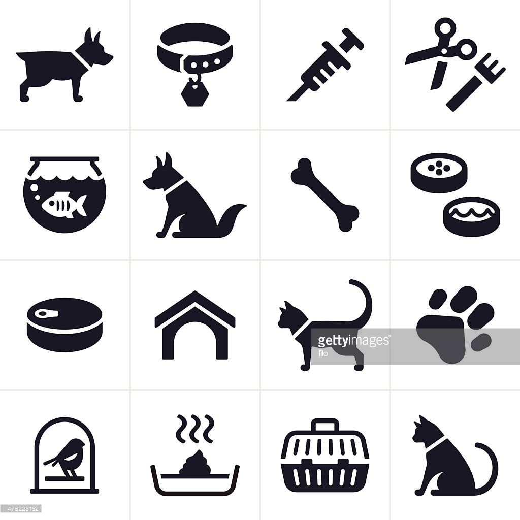 icon dog and cat  Stock Vector  matc #113737536
