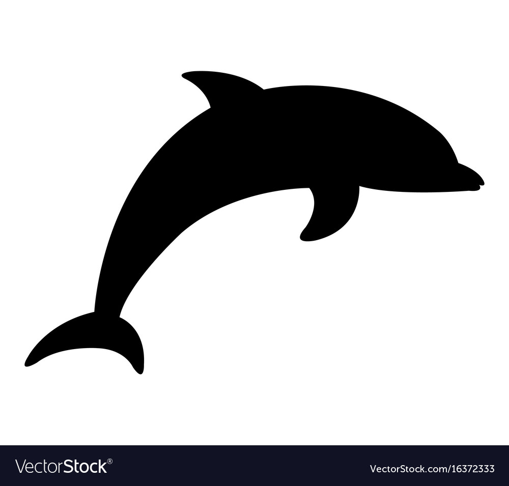 Jumping dolphins icon stock vector. Illustration of design - 74438916
