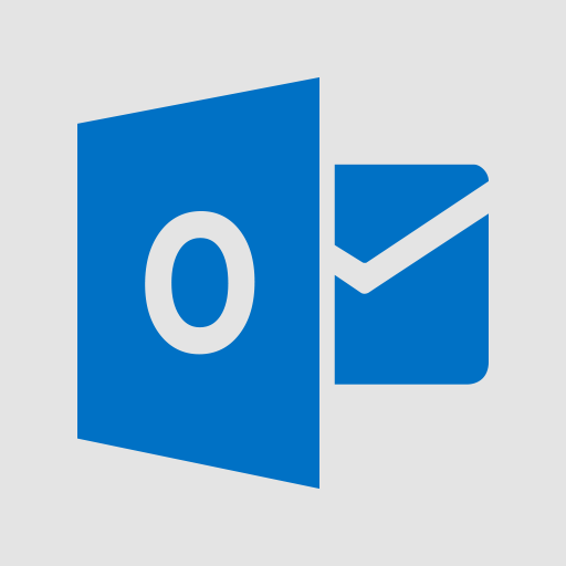 Outlook Icon | Button UI MS Office 2016 Iconset | BlackVariant