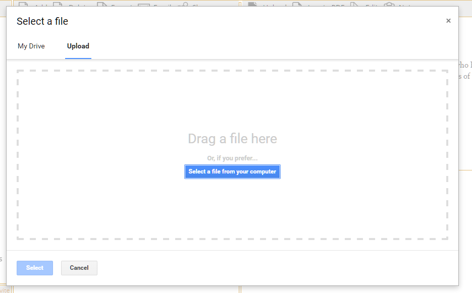 Are chats available to upload on dropbox