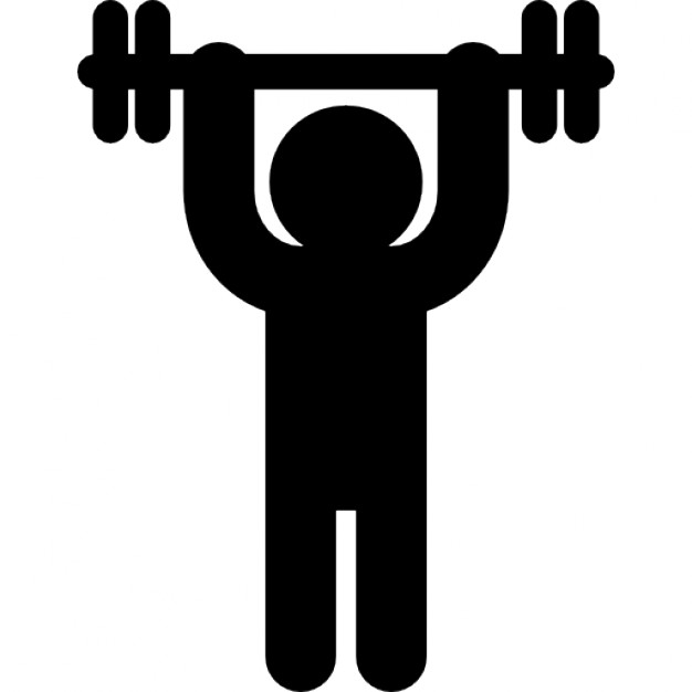 Dumbbell in hand icon  Stock Vector  furtaev #66203373