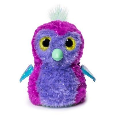 Stuffed toy,Plush,Purple,Toy,Violet,Beanie,Owl,Bird,Textile,Dog toy,Flightless bird,Cap,Penguin