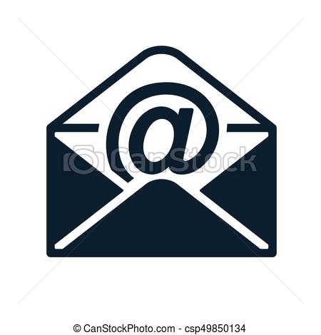 12 Blue Email Envelope Icon Images - Email Message Icon, Email 