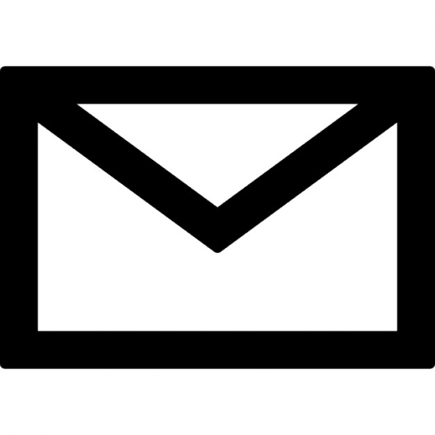 Simple black envelope icon flat transparent email eps vectors 