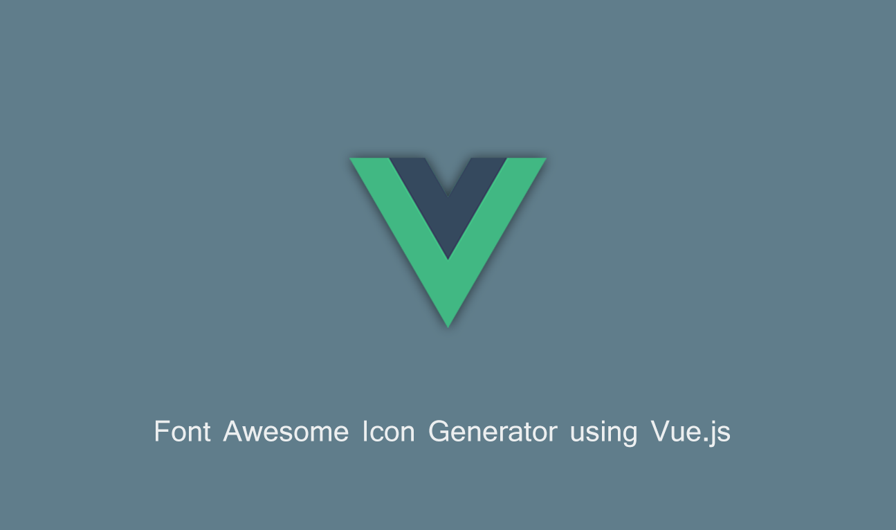 Yet Another Icon Generator only this one written with Vue.JS 