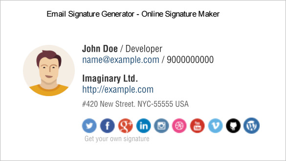 Email Signature Generator | Pearltrees