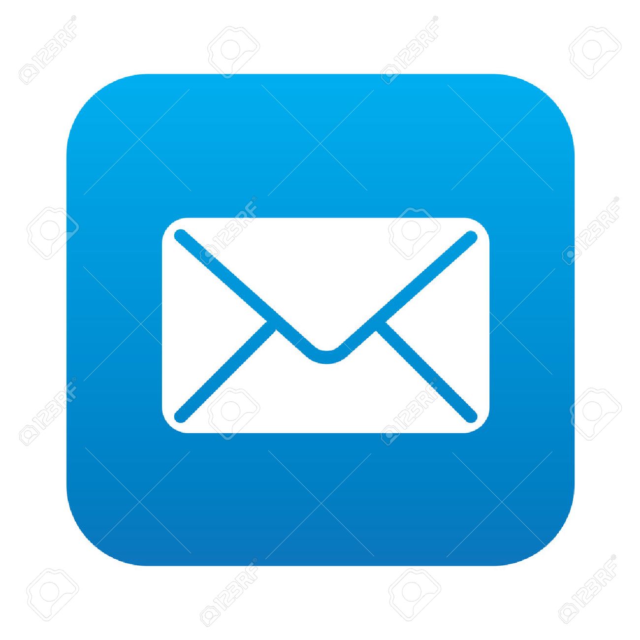 Email Glyph Icon Royalty-Free Stock Image - Storyblocks