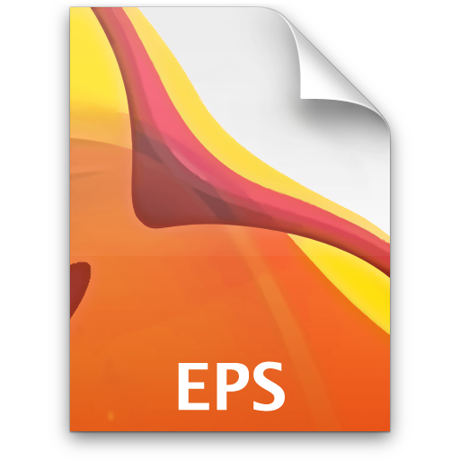 Eps Icon | Flat File Type Iconset | PelFusion