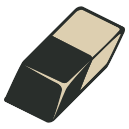 Eraser, office supplies, raw, simple icon | Icon search engine