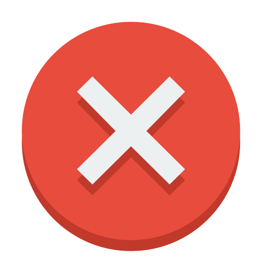 Sign error Icon | Small  Flat Iconset | paomedia