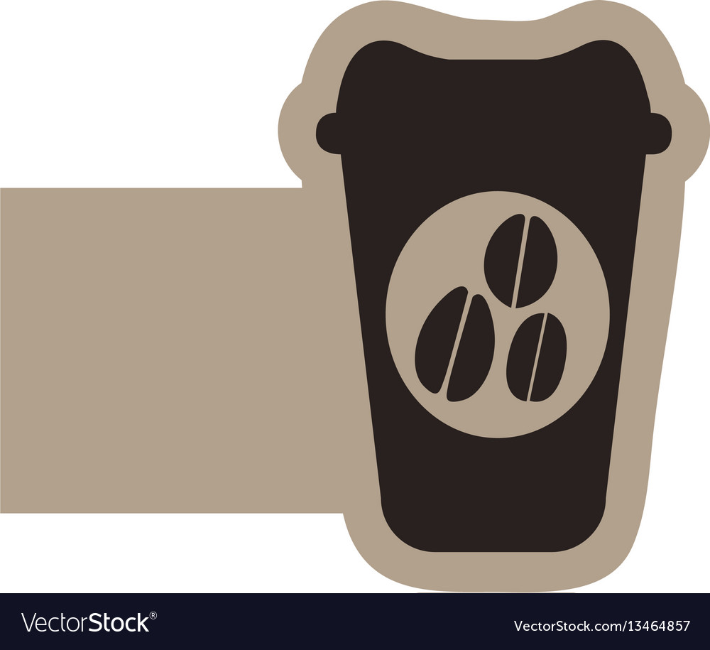 Coffee Espresso Drink Steam Cup Vector Flat Cafe Icon Stock Vector 