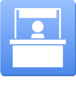 Account, exhibition, exhibitor, fair, person icon | Icon search engine