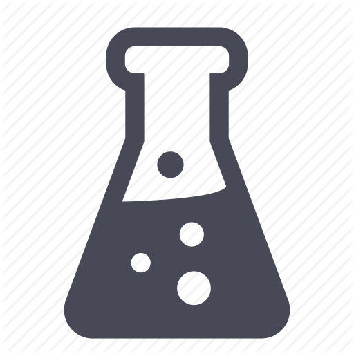 Tube test laboratory experiment icon Royalty Free Vector
